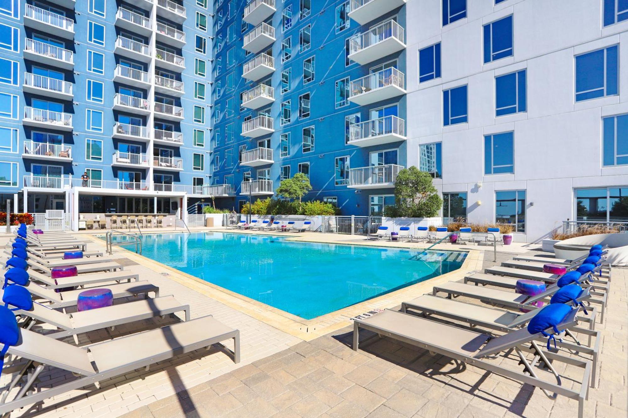 Downtown Tampa Gem 1-Bd W/Pool, Gym, & Sky Lounge Apartment Bagian luar foto