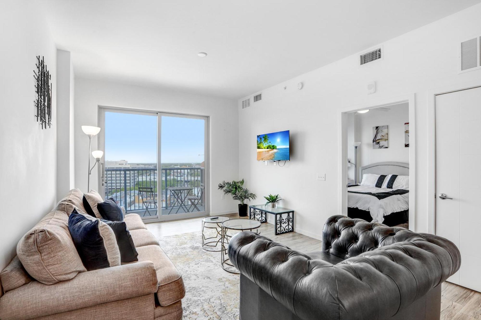 Downtown Tampa Gem 1-Bd W/Pool, Gym, & Sky Lounge Apartment Bagian luar foto